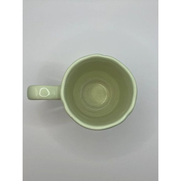 Green Beaded Pottery Barn Outlet Mugs Set of 2 - Picture 7 of 15
